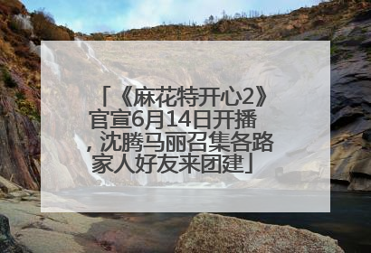 《麻花特开心2》官宣6月14日开播，沈腾马丽召集各路家人好友来团建