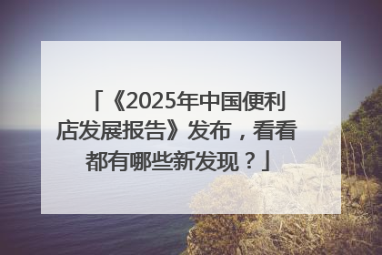 《2025年中国便利店发展报告》发布，看看都有哪些新发现？