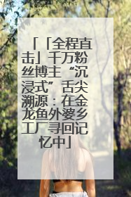 「全程直击」千万粉丝博主“沉浸式”舌尖溯源：在金龙鱼外婆乡工厂寻回记忆中