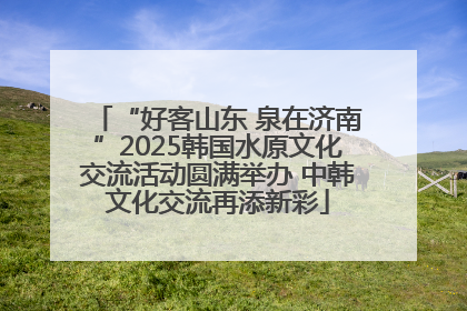 “好客山东 泉在济南”2025韩国水原文化交流活动圆满举办 中韩文化交流再添新彩