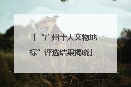 “广州十大文物地标”评选结果揭晓