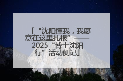 “沈阳懂我，我愿意在这里扎根”——2025“博士沈阳行”活动侧记