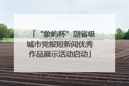 “象屿杯”副省级城市党报短新闻优秀作品展示活动启动