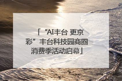 “AI丰台 更京彩”丰台科技园商圈消费季活动启幕