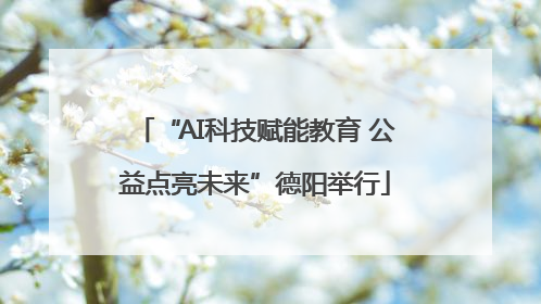 “AI科技赋能教育 公益点亮未来”德阳举行
