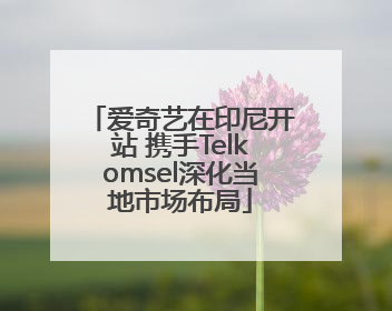 爱奇艺在印尼开站 携手Telkomsel深化当地市场布局