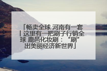 畅卖全球 河南有一套丨这里有一把刷子行销全球 鹿邑化妆刷：“刷”出美丽经济新世界