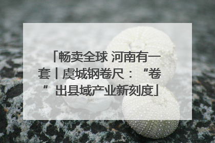 畅卖全球 河南有一套丨虞城钢卷尺：“卷”出县域产业新刻度