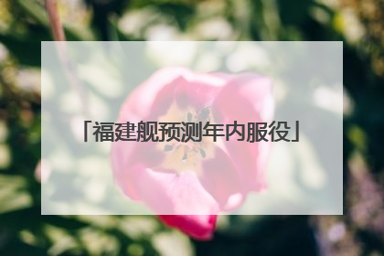 福建舰预测年内服役