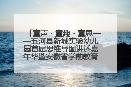 童声・童趣・童思——五河县新城实验幼儿园首届思维导图讲述嘉年华暨安徽省学前教育教研基地园项目阶段性成果展示活动
