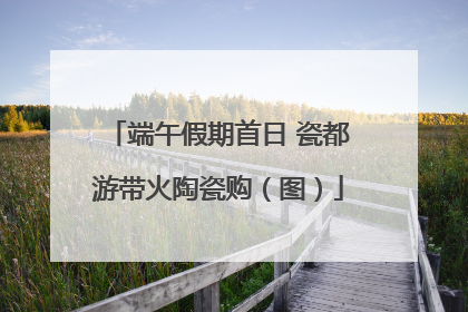 端午假期首日 瓷都游带火陶瓷购（图）