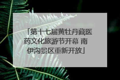 第十七届黄牡丹藏医药文化旅游节开幕 南伊沟景区重新开放
