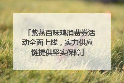 紫燕百味鸡消费券活动全面上线，实力供应链提供坚实保障