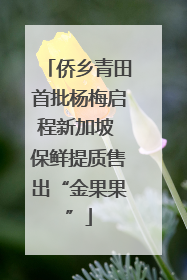 侨乡青田首批杨梅启程新加坡 保鲜提质售出“金果果”