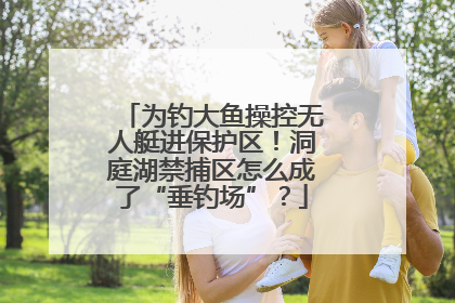 为钓大鱼操控无人艇进保护区！洞庭湖禁捕区怎么成了“垂钓场”？