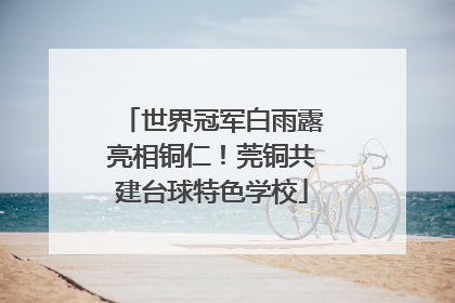 世界冠军白雨露亮相铜仁！莞铜共建台球特色学校