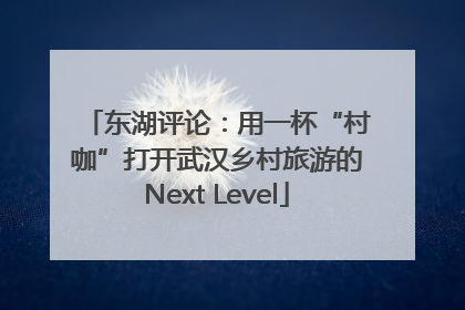东湖评论：用一杯“村咖”打开武汉乡村旅游的Next Level