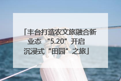 丰台打造农文旅融合新业态 “5.20”开启沉浸式“田园”之旅