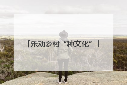 乐动乡村“种文化”