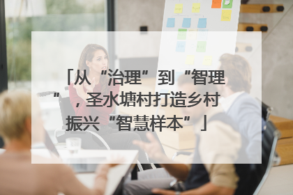 从“治理”到“智理”，圣水塘村打造乡村振兴“智慧样本”