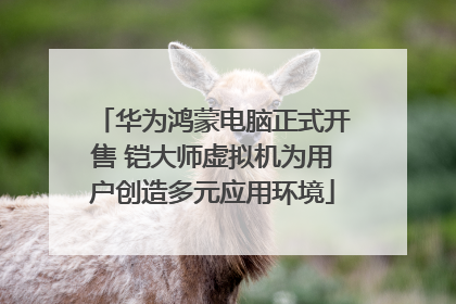华为鸿蒙电脑正式开售 铠大师虚拟机为用户创造多元应用环境