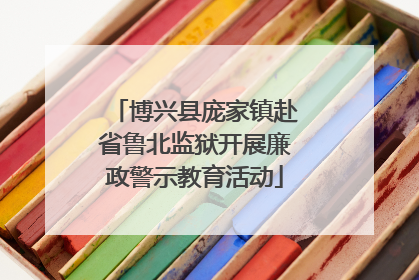 博兴县庞家镇赴省鲁北监狱开展廉政警示教育活动