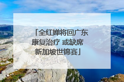 全红婵将回广东康复治疗 或缺席新加坡世锦赛