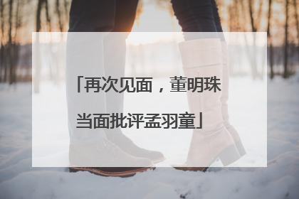再次见面，董明珠当面批评孟羽童