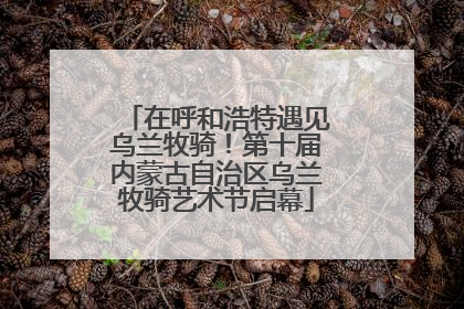 在呼和浩特遇见乌兰牧骑！第十届内蒙古自治区乌兰牧骑艺术节启幕