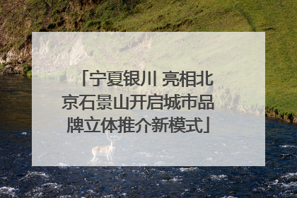 宁夏银川 亮相北京石景山开启城市品牌立体推介新模式