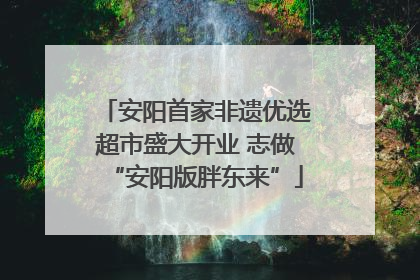 安阳首家非遗优选超市盛大开业 志做“安阳版胖东来”