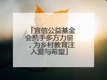 宜信公益基金会携手多方力量，为乡村教育注入爱与希望