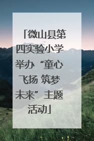 微山县第四实验小学举办“童心飞扬 筑梦未来”主题活动