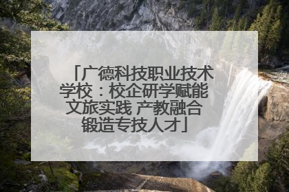 广德科技职业技术学校：校企研学赋能文旅实践 产教融合锻造专技人才
