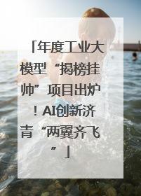 年度工业大模型“揭榜挂帅”项目出炉！AI创新济青“两翼齐飞”