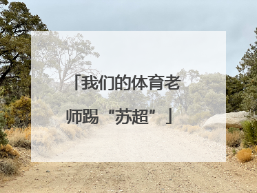 我们的体育老师踢“苏超”