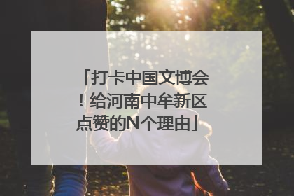 打卡中国文博会！给河南中牟新区点赞的N个理由