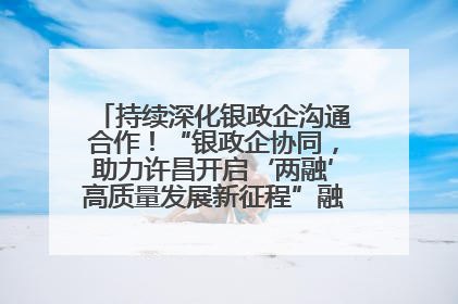 持续深化银政企沟通合作！“银政企协同，助力许昌开启‘两融’高质量发展新征程”融资对接会举行