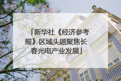 新华社《经济参考报》区域头题聚焦长春光电产业发展