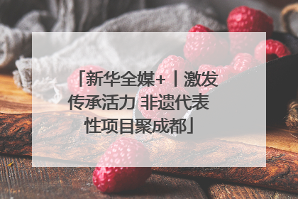 新华全媒+丨激发传承活力 非遗代表性项目聚成都