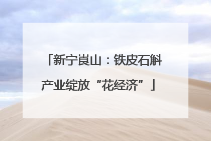 新宁崀山：铁皮石斛产业绽放“花经济”