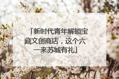 新时代青年解锁宝藏文创商店，这个六一来苏城有礼