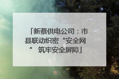 新蔡供电公司：市县联动织密“安全网” 筑牢安全屏障