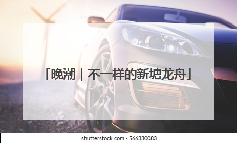 晚潮｜不一样的新塘龙舟