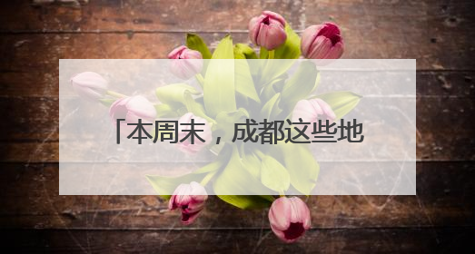本周末，成都这些地方将临时交通管制