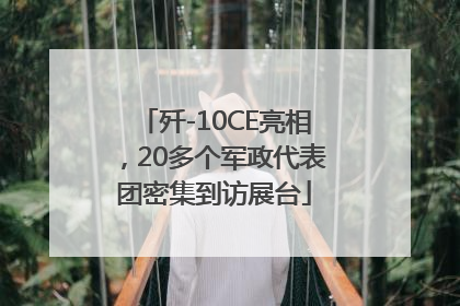 歼-10CE亮相，20多个军政代表团密集到访展台