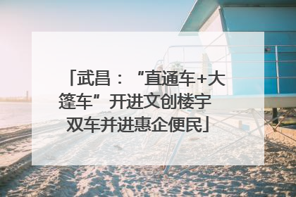 武昌：“直通车+大篷车”开进文创楼宇 双车并进惠企便民