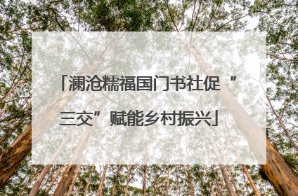 澜沧糯福国门书社促“三交”赋能乡村振兴