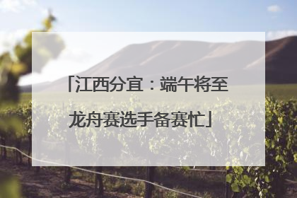 江西分宜：端午将至 龙舟赛选手备赛忙