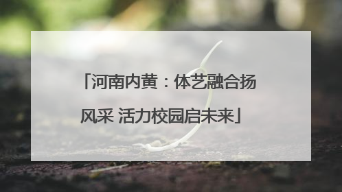 河南内黄：体艺融合扬风采 活力校园启未来